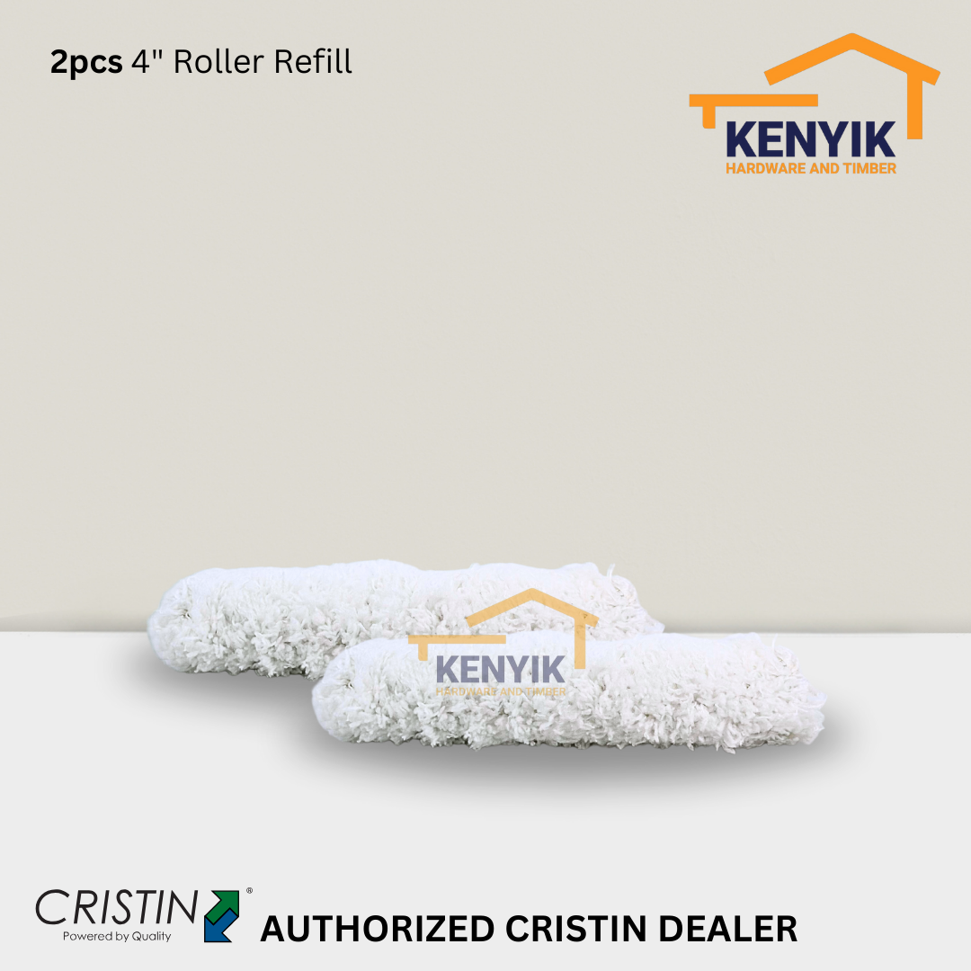 CRISTIN 4" Paint Roller Refill (Acrylic / Velour)